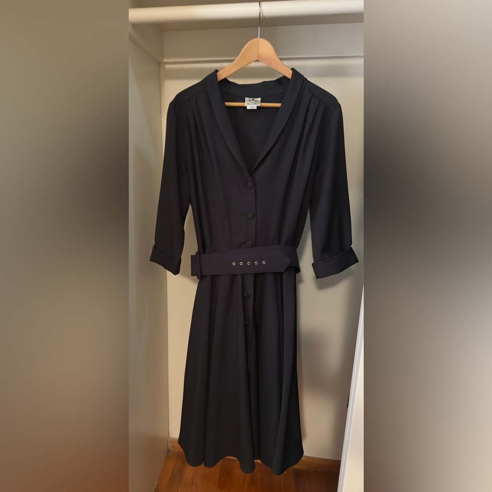 GUC Teresa Marie for Haute Couture Black Jet Setter Dress